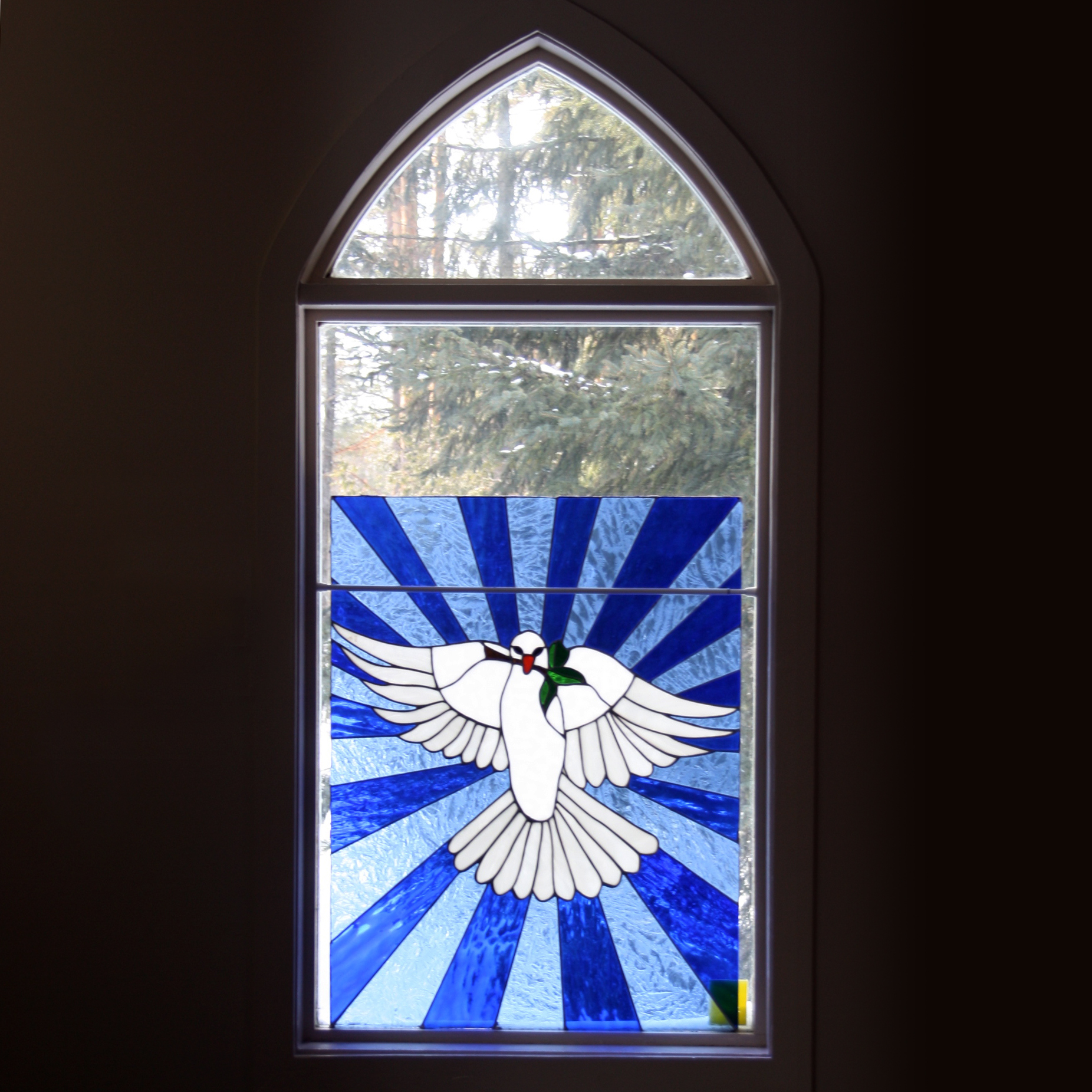 stained glass window